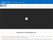 Tablet Screenshot of financialdealz.com